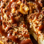 Salted Caramel Apple Crumble Cheesecake Recipe