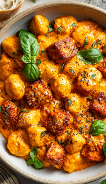 Make Marry Me Tofu Pasta with Gnocchi
