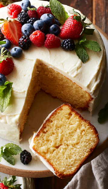 Vegan Vanilla Cake Recipe