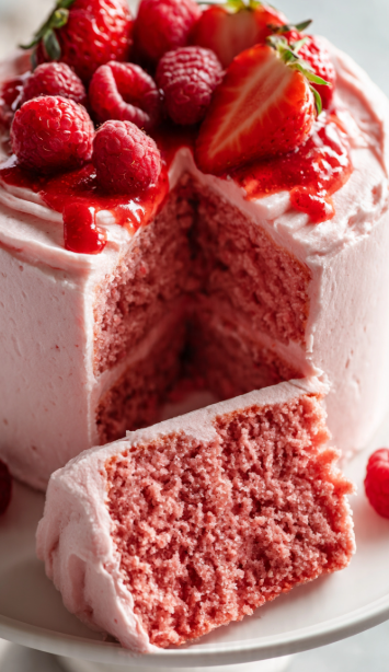 Vegan Strawberry Cake Recipe