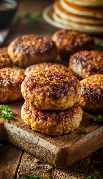 Vegan Breakfast Sausage Patties