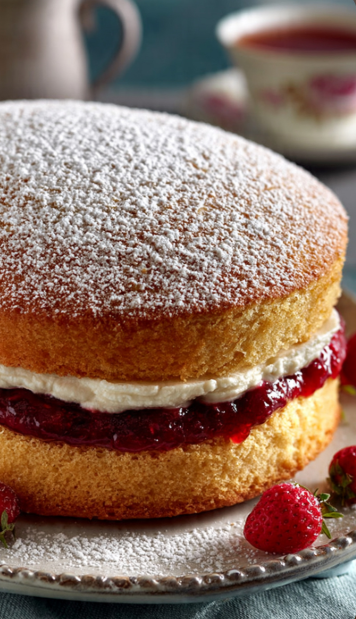 Vegan Victoria Sponge Cake