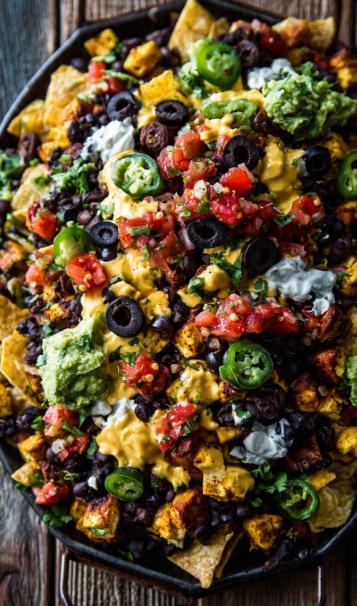 Fully Loaded Vegan Nachos