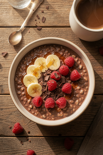Avena de Chocolate Rapida y Facil