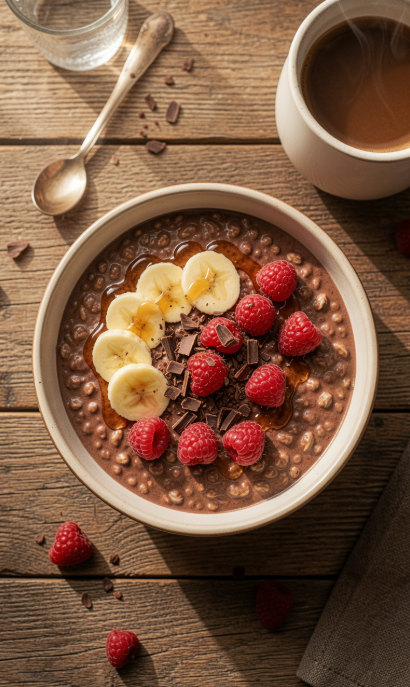 Delicious Chocolate Oatmeal Recipe | Quick & Easy Breakfast Ideas