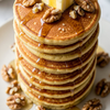 Fluffy Vegan Banana Nut Pancakes | Delicious Plant-Based Recipe