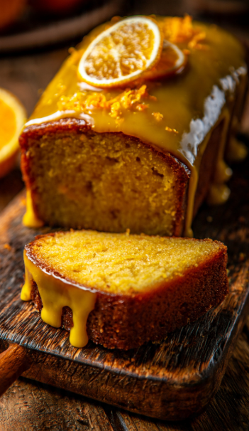 Vegan Orange Loaf Cake Recipe