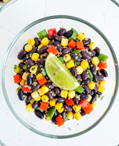 Ensalada de Quinoa y Frijol Negro