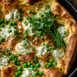 Savory Dutch Baby With Boursin and Peas