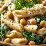 Creamy Vegan Chickpea Pasta