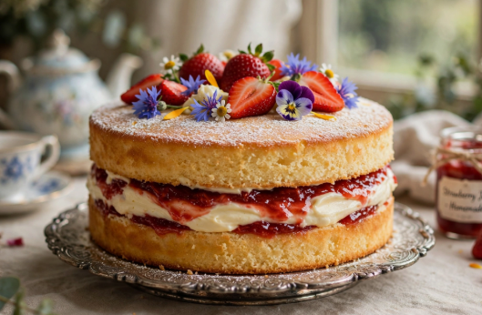 Vegan Victoria Sponge | Classic Egg-Free Cake Recipe